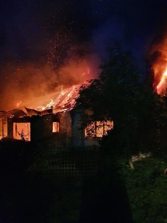 Tragiczny pożar w Romanowie Górnym