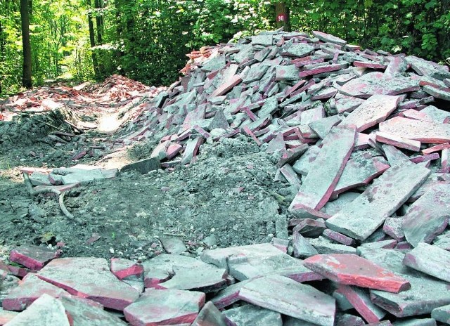 Leśnicy twierdzą, że w wyjątkowych sytuacjach i tylko za ich zgodą można wywieść gruz do lasu