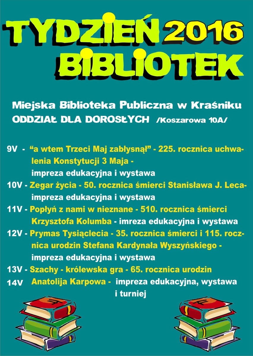 Tydzień Bibliotek w Kraśniku