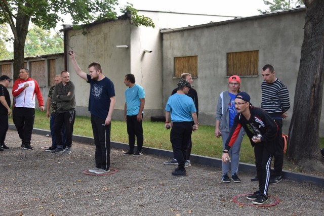 Przy szpitalu rozegrano "Rajski turniej w boule"