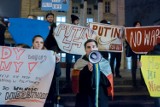 Dla wolnej Ukrainy: Protest antywojenny w Poznaniu [zdjęcia]