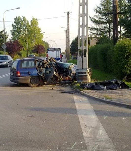Śmiertelny wypadek na skrzyżowaniu ul. Sucharskiego z Poprzeczną