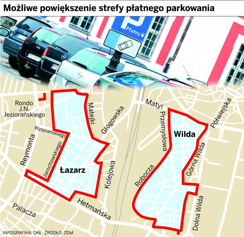 Poznań: Strefa parkowania będzie większa [MAPKI]