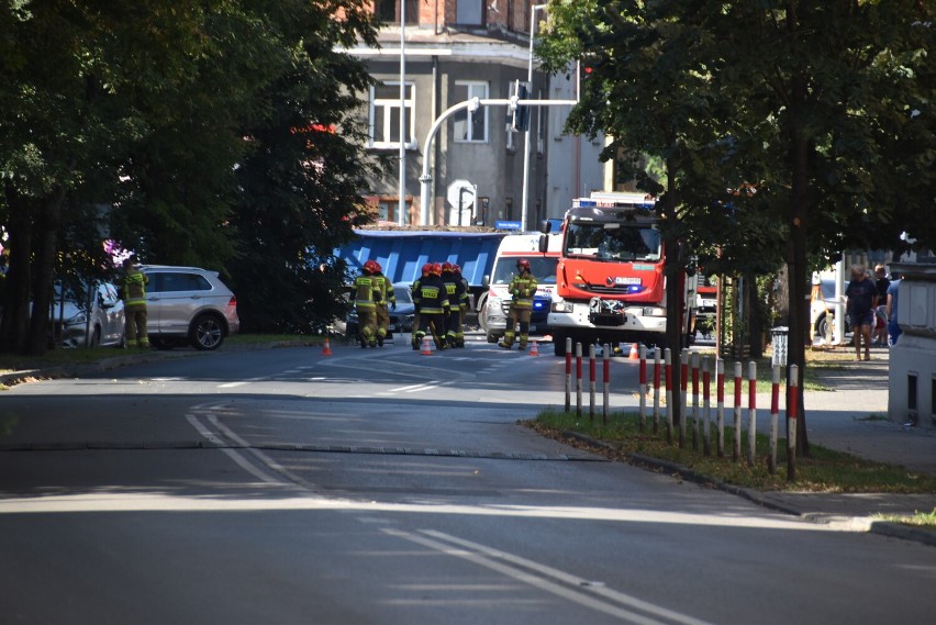 Do wypadku doszło na skrzyżowaniu Mościckiego-Szkotnik w...