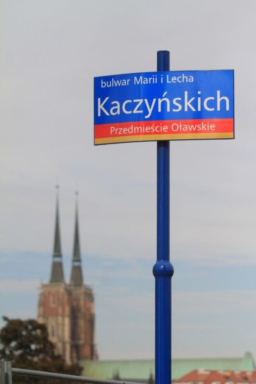 Remont Bulwaru Kaczyńskich za urzędem wojewódzkim