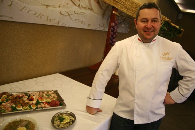 Zenon Hołubowski, właściciel hotelu i restauracji "Hołubowski" w Motylewie pod Piłą