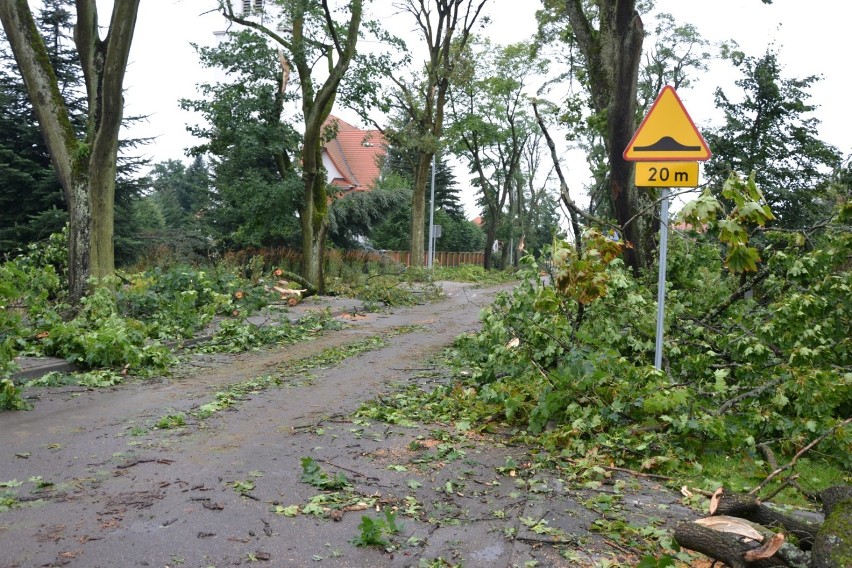 Rytel i okolice w sobotę, po nawałnicy