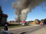 Gmina Kwidzyn. Pożar w Kamionce - płonął kompleks budynków gospodarczych [AKTUALIZACJA]