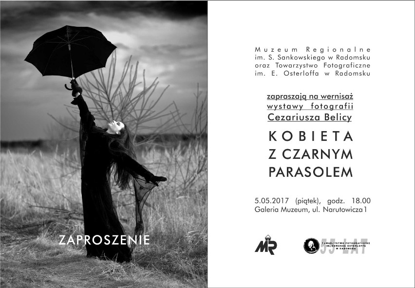 Kobieta z czarnym parasolem - wystawa w Muzeum Regionalnym w Radomsku