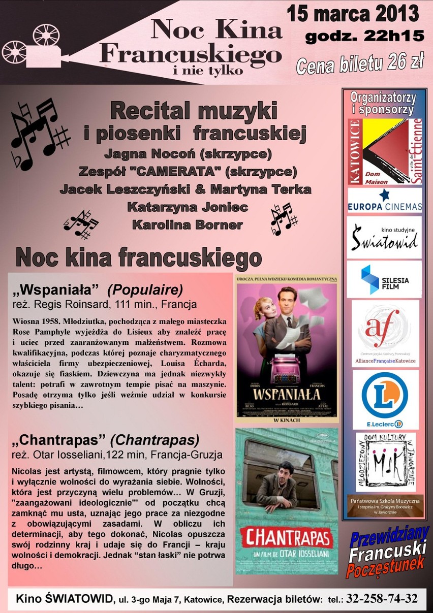 Kino Światowid, ul. 3-go Maja 7 Katowice. Rezerwacja...