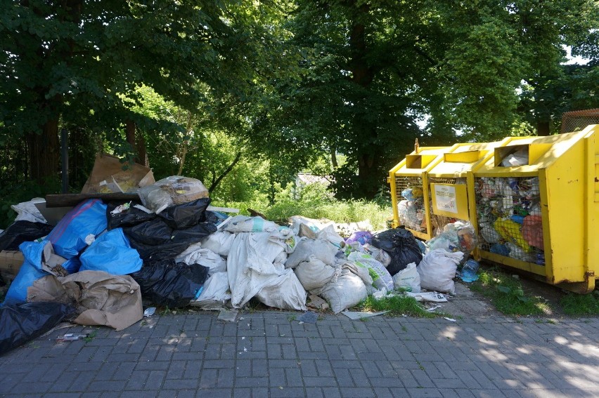 Lublin: Góra śmieci przy Kiwerskiego. – Ktoś nam je podrzucił. I to nie po raz pierwszy – tłumaczy spółdzielnia. Kiedy zostaną usunięte?