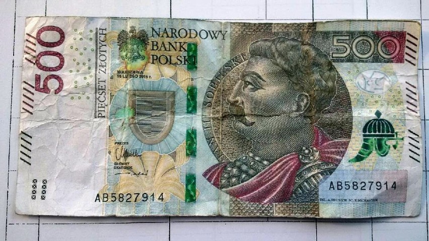 Grodzisk Wielkopolski: Posługiwał się fałszywym banknotem i wpadł w ręce policji! 