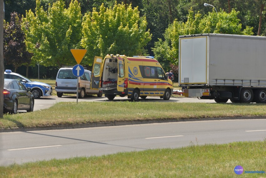 Wypadek z udziałem motocyklisty we Włocławku