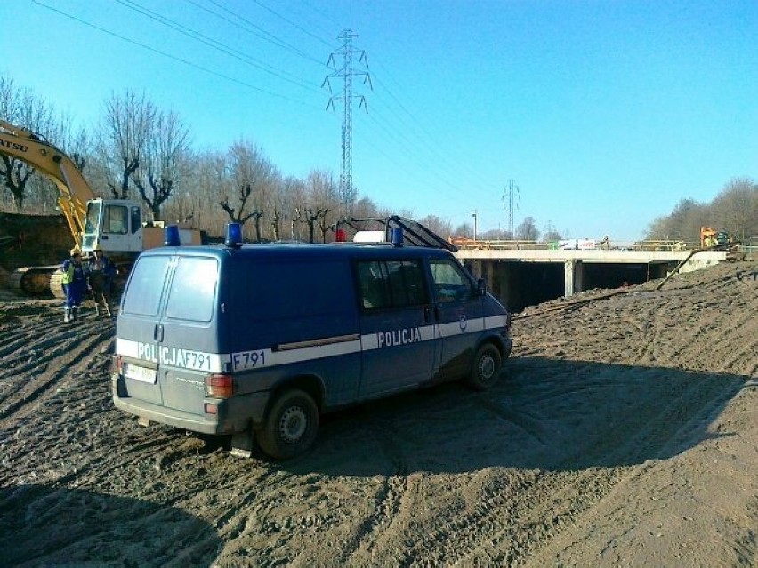 wypadek na budowie dworca Łódź Fabryczna