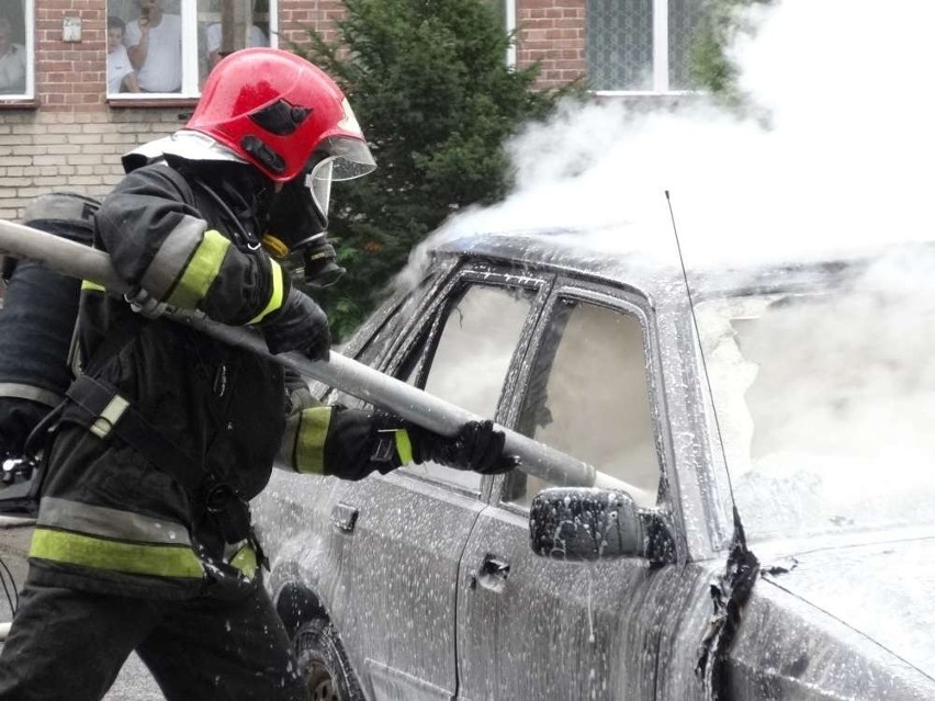 Ćwiczenia przeciwpożarowe w 14 Wojskowym Oddziale...