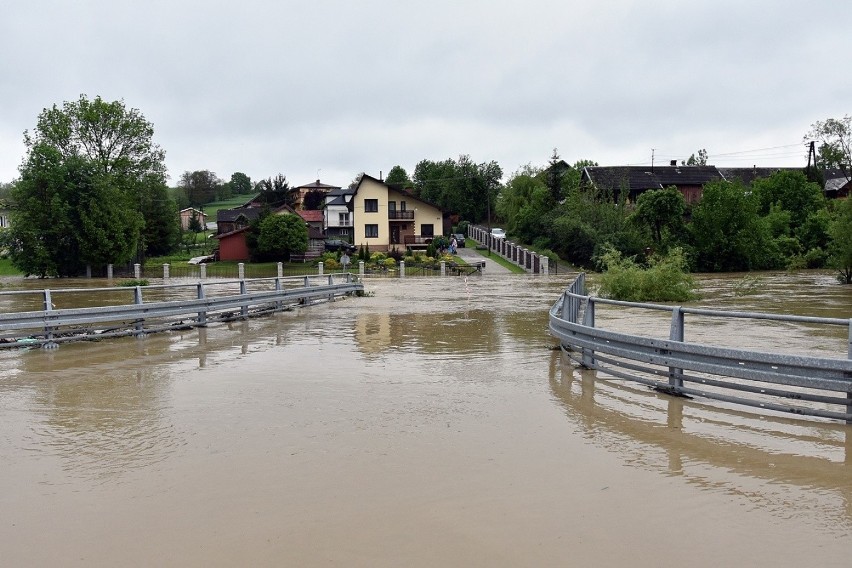 Ulewy, które przeszły nad gminą Biecz w maju 2019 roku...