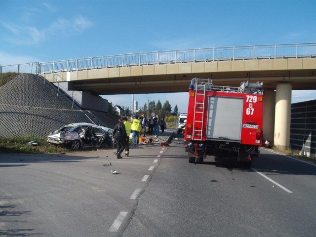 Wypadek w Radziejowicach-Parceli. Dwie osoby zginęły na miejscu [ZDJĘCIA]