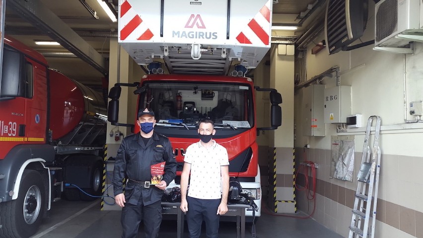 Strażacy z Radomska dostali nowy sprzęt od Frigo Logistics