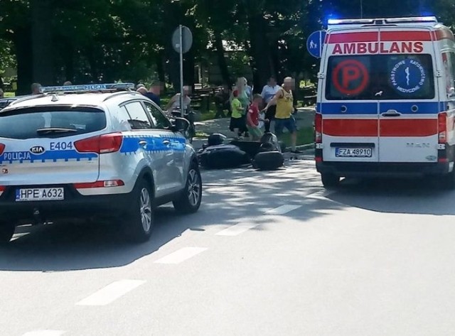 Do wypadku doszło we wtorek, 6 sierpnia, na przejściu dla pieszych w Lubsku.