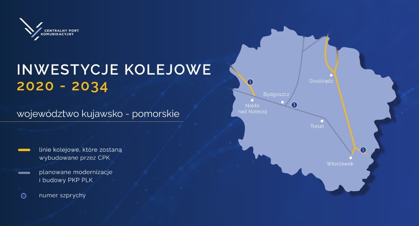 "Kujawsko-Pomorskie pominięte w Kolejach Dużych Prędkości i CPK". CPK: - Przeciwnie!