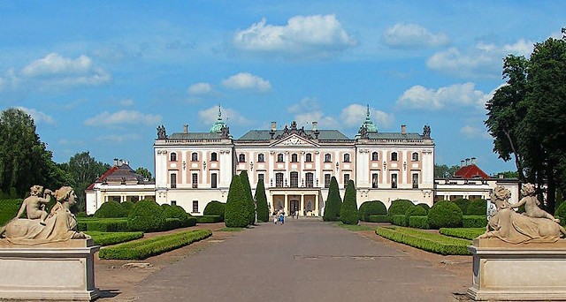 Pałac Branickich od strony ogrodu