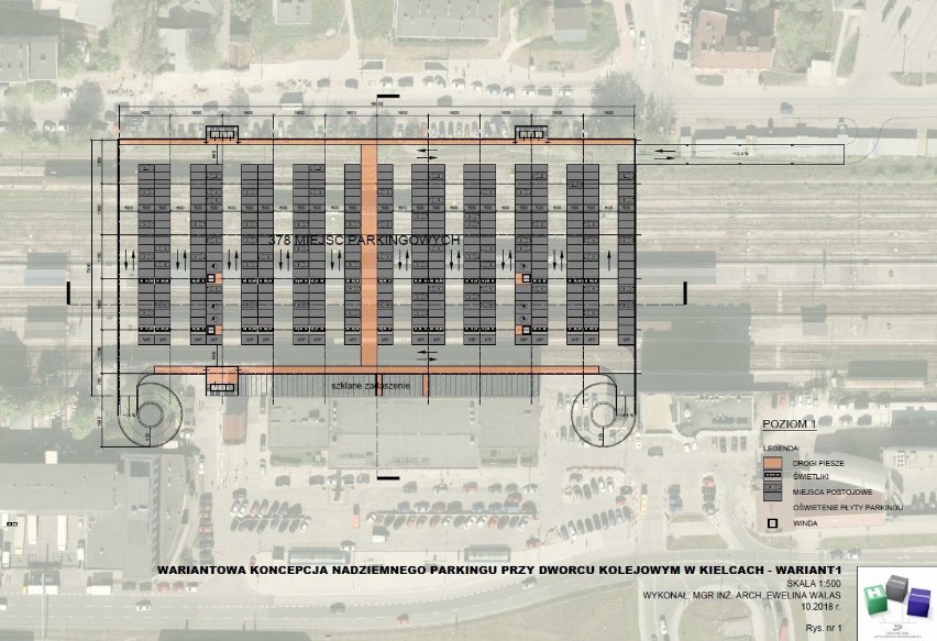Miasto Kielce pokazuje koncepcje parkingu nad torami [ZDJĘCIA]