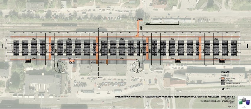 Miasto Kielce pokazuje koncepcje parkingu nad torami [ZDJĘCIA]