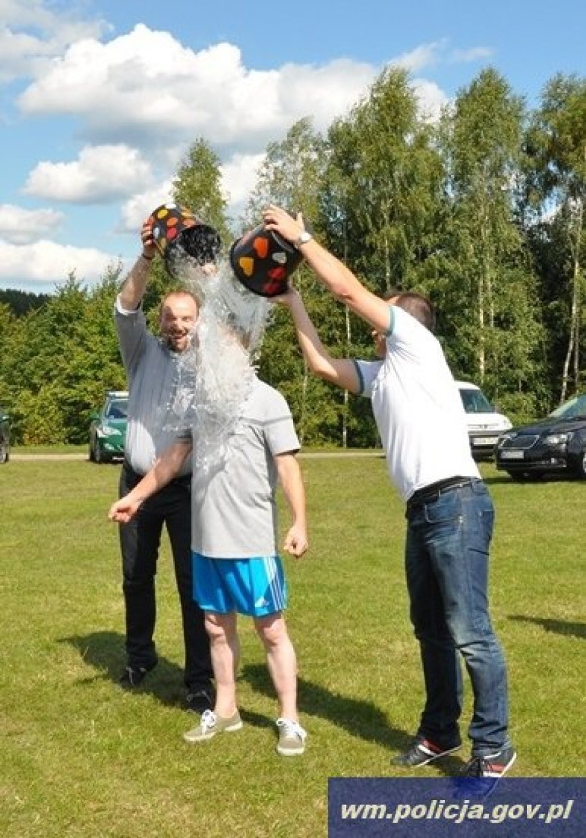 Generał Józef Gdański podjął wyzwanie ice bucket challenge! [zdjęcia]