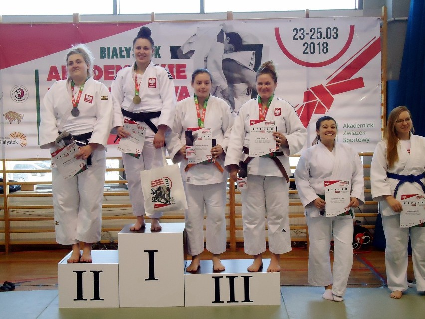Judo: trzy medale naszych zawodników w Akademickich Mistrzostwach Polski w Białymstoku