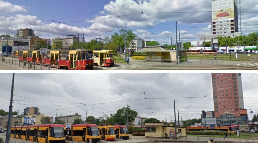 Pętla tramwajowa Wiatraczna. 2009 / 2018