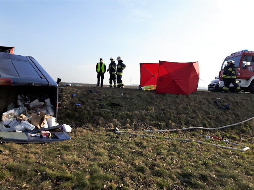 Śmiertelny wypadek na trasie DK11 Okonek - Lotyń