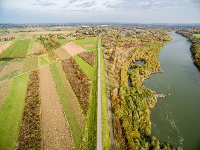 Tak wyglądają istniejące odcinki Euro Velo wzdłuż Dunajca