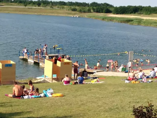 Strzeżona plaża Kleczew