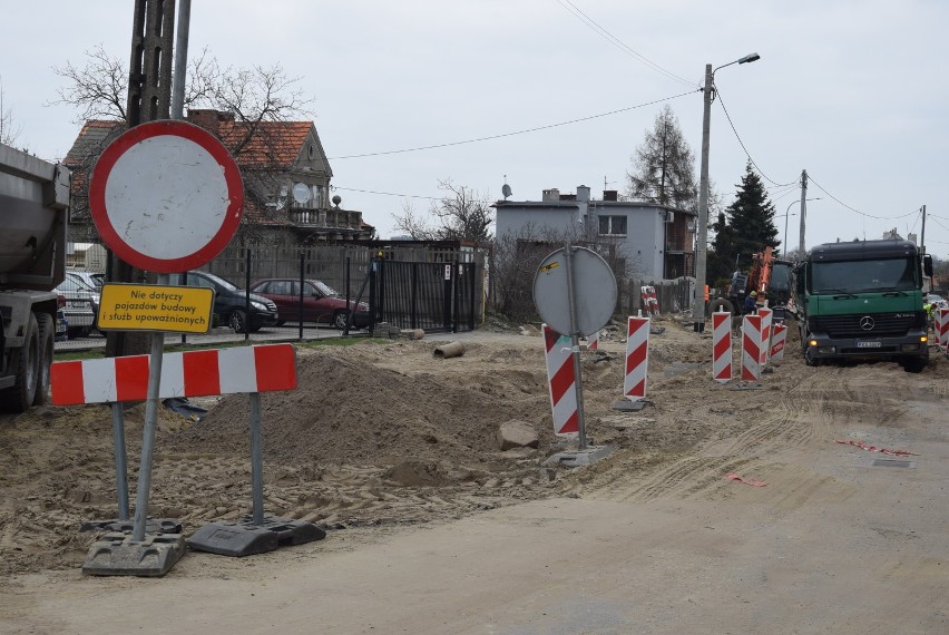 Remont ulicy Kordeckiego w Kaliszu trwa w najlepsze. Odcinek...