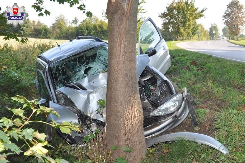 Wypadek w Wielobyczy. Peugeot uderzył w drzewo

Do groźnego...