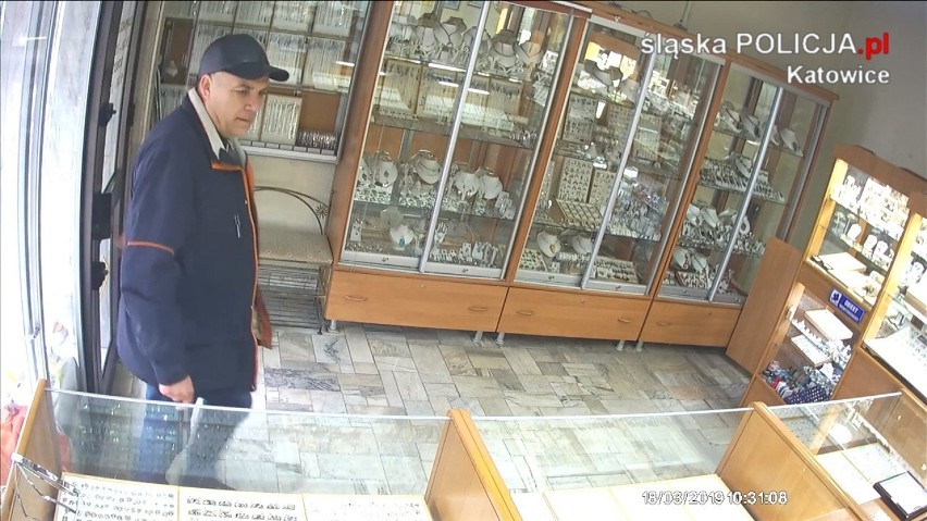 Kradzież w sklepie jubilerskim w Katowicach. Policjanci...