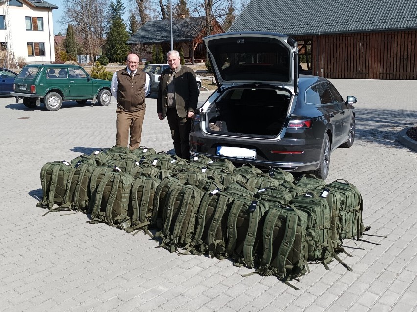 „Plecak dla Ukrainy” od leśników podkarpackich