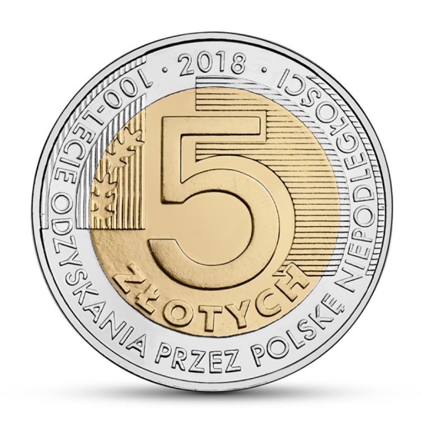 Nowa moneta o nominale 5 zł. Narodowy Bank Polski świętuje 100-lecie odzyskania przez Polskę niepodległości