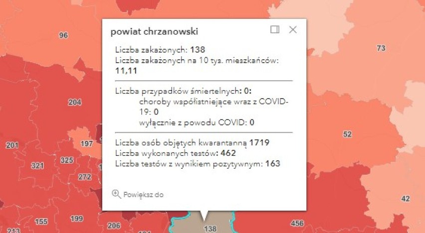 Prawie 55 tysięcy zakażeń COVID-19 w kraju. W powiatach oświęcimskim, wadowickim, chrzanowskim i olkuskim są nowe przypadki