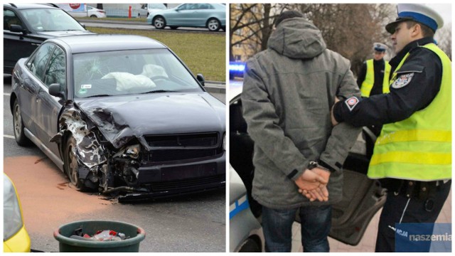 Do niebezpiecznego zdarzenia doszło w sobotę przed godz. 14 na skrzyżowaniu ulicy Toruńskiej z Wieniecką. Kierujący audi jadący ul. Toruńską wjechał w tył samochodu tej samej marki, który stał na "czerwonym". Następnie uderzył jeszcze w skodę. 

Na szczęście mimo widocznych uszkodzeń pojazdu nikt poważnie nie ucierpiał. Sprawcą okazał się 35-letni kierowca audi a4, który "wydmuchał" 2 promile alkoholu!. 

Teraz odpowie za spowodowanie kolizji i jazdę pod wpływem alkoholu. 

Wideo z miejsca wypadku:
