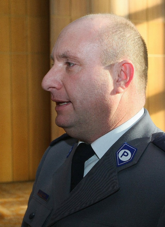 Insp. Gabriel Olejnik, komendant policji w Piotrkowie