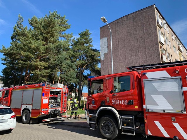 Władysławowo: pożar w mieszkaniu przy ul. 1000-lecia Państwa Polskiego