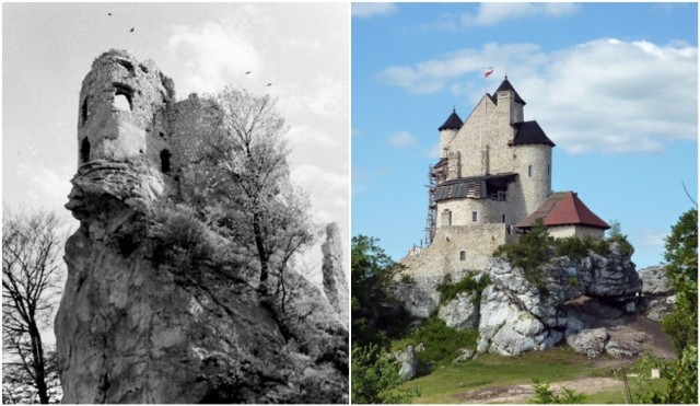 Zamek w Bobolicach na archiwalnych zdjęciach