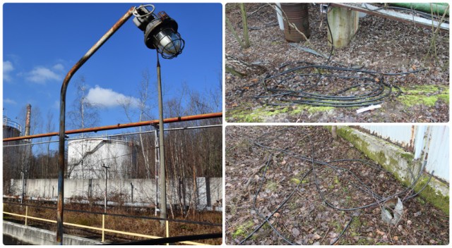 Kolejna kradzież na terenie Glimaru - 58-letni mieszkaniec miasta próbował wynieść z rafinerii kable