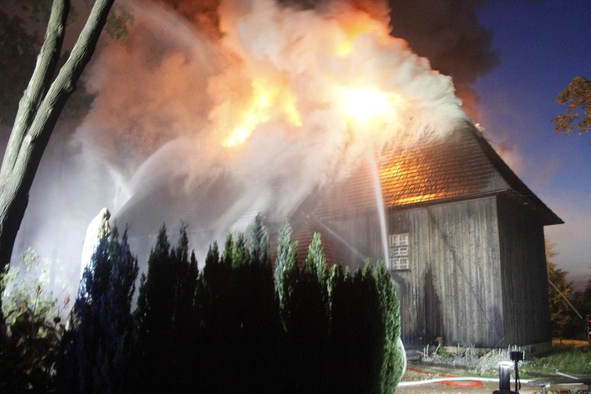 Pożar kościoła w Mileszkach