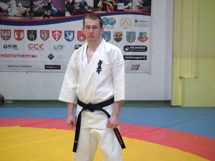 Marcin Grzeszczuk wicemistrzem Polski w karate