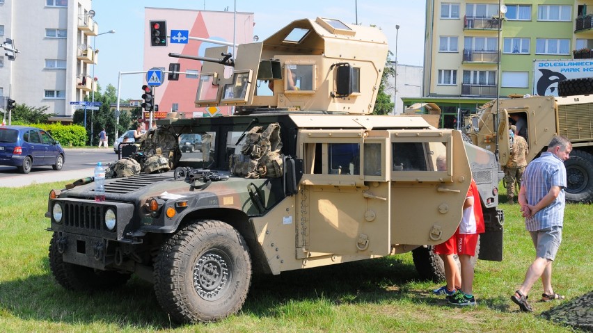 Bolesławiec: Prezentacja sprzętu bojowego US Army