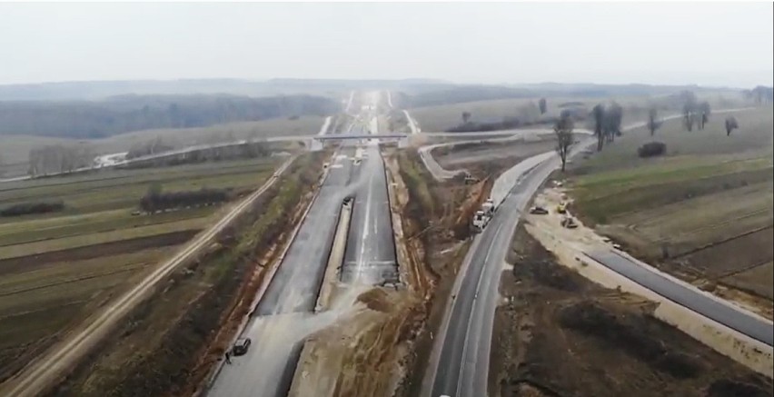 Obwodnica Kraśnika. Prace idą pełną parą. Zobacz zdjęcia i wideo z budowy fragmentu S19 w okolicach Kraśnika