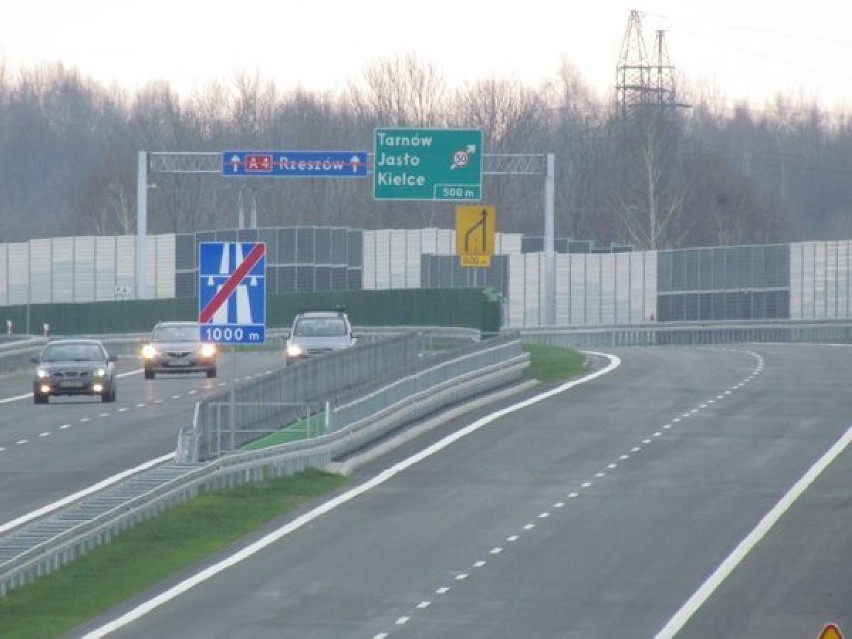 Autostrada A4 Tarnów - Kraków otwarta!