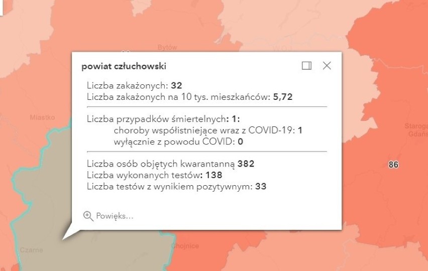 Pomorskie: Koronawirus u 1241 osób! Zmarły 42 osoby. W całym kraju nadal najgorzej na Śląsku i Mazowszu! 